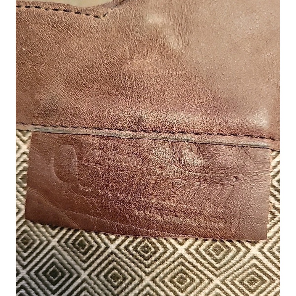 NURTURE Size 8M "Garlyn" Distressed Brown   Side Zp‎ Camp Biker Riding